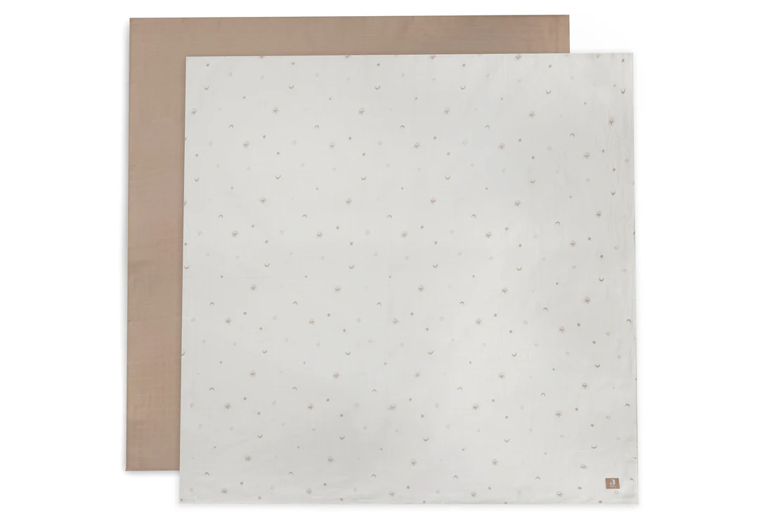 LANGES GAZE X2 115X115 STARGAZE BISCUIT - JOLLEIN
