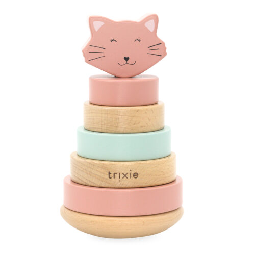 TOUR A EMPILER EN BOIS MRS CAT - TRIXIE