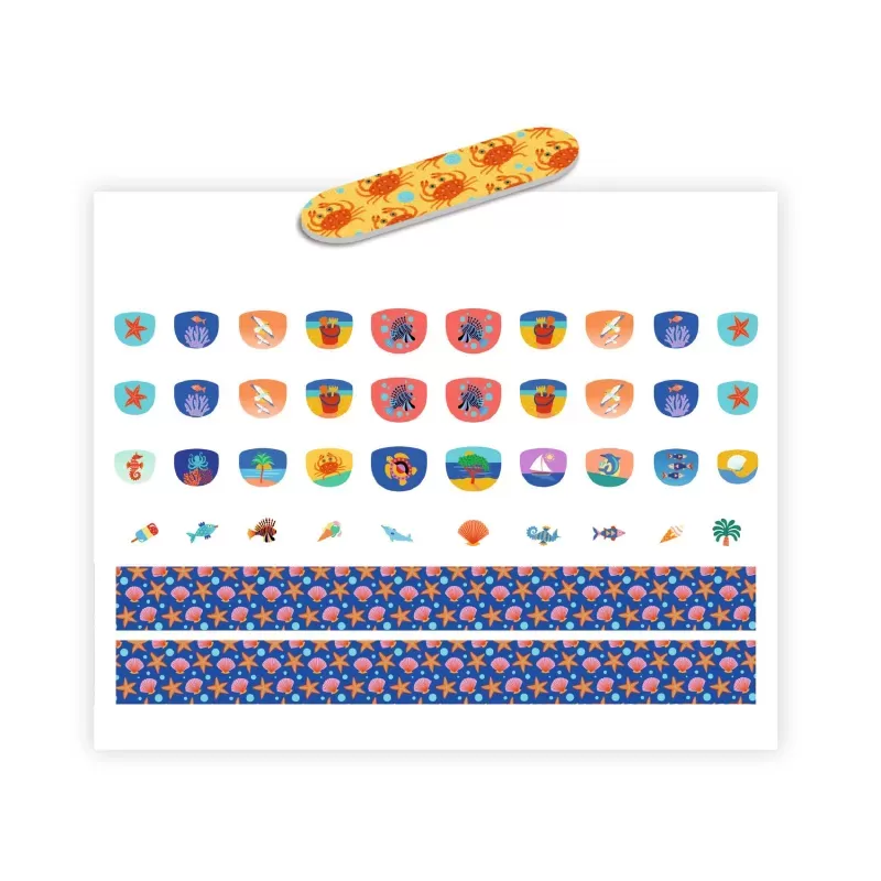 120 STICKERS POUR ONGLES MEDITERRANEE - DJECO – Image 2