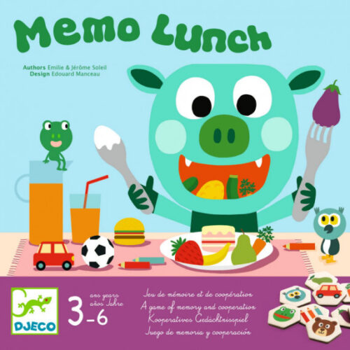 Memo lunch jeu de mémoire et coopération - DJECO