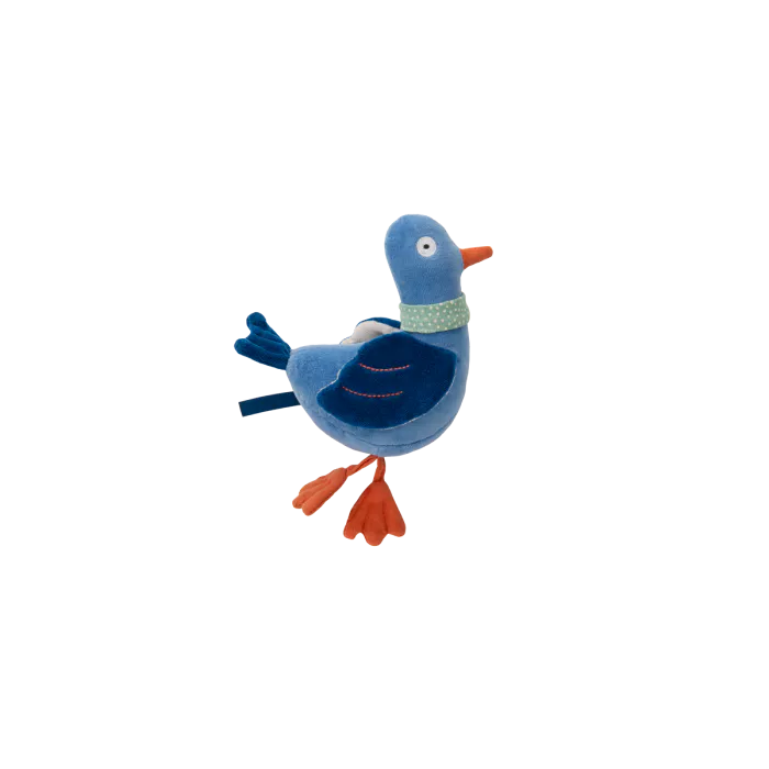 Poupée Hochet Pigeon Michel Puce et Pilou - MOULIN ROTY