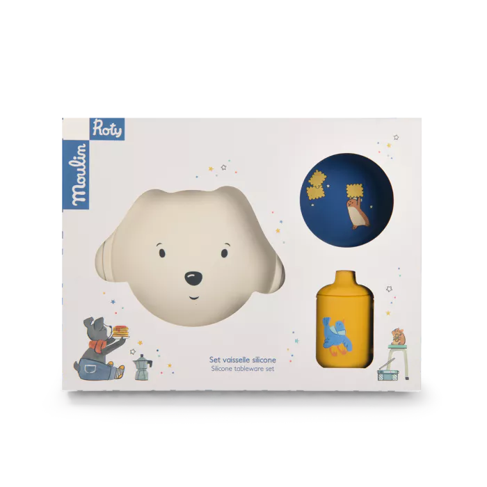 Set Vaiselle Silicone Puce et Pilou - MOULIN ROTY – Image 5