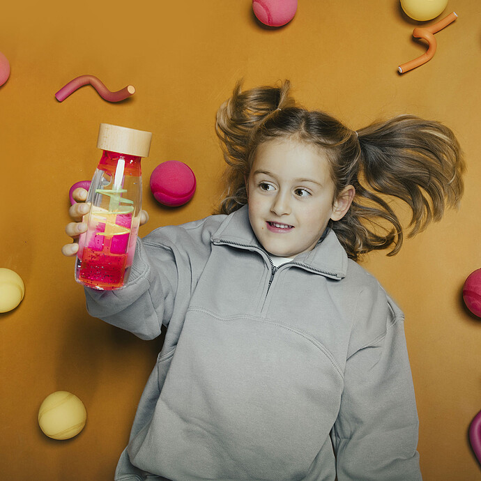 Bouteille Sensorielle Move - Spiral Pink - PETIT BOUM – Image 3