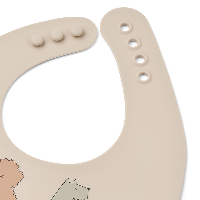 Lot de 2 bavoirs silicone cats and dogs - LIEWOOD – Image 2