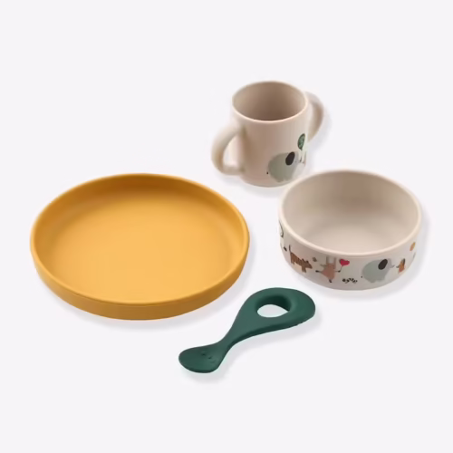 SET REPAS EN SILICONE AROUND THE WORLD - LIEWOOD