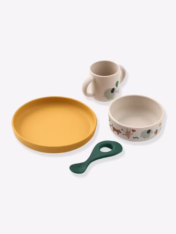 SET REPAS EN SILICONE AROUND THE WORLD - LIEWOOD