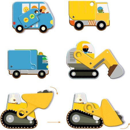 PUZZLE GEANT LE CHANTIER - DJECO – Image 4