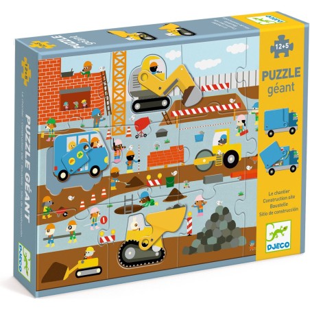 PUZZLE GEANT LE CHANTIER - DJECO – Image 2
