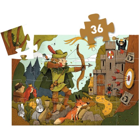 PUZZLE ROBIN DES BOIS - DJECO – Image 2