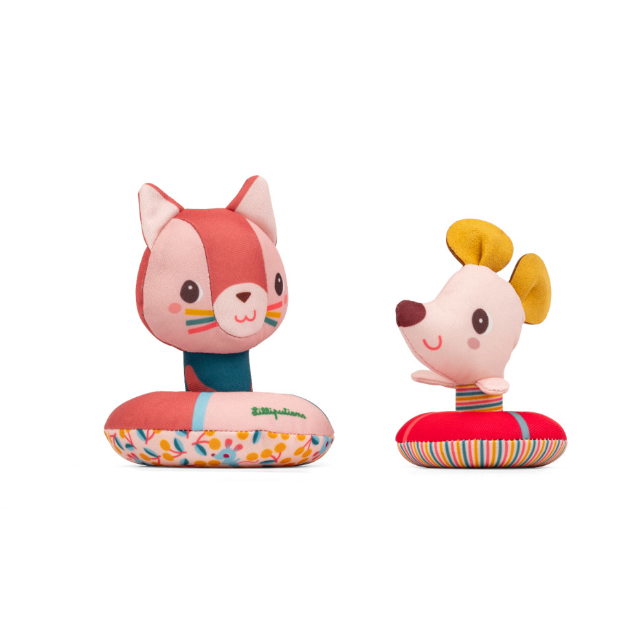 Jouets de bain flottants - Jeanne et sa souris - LILLIPUTIENS