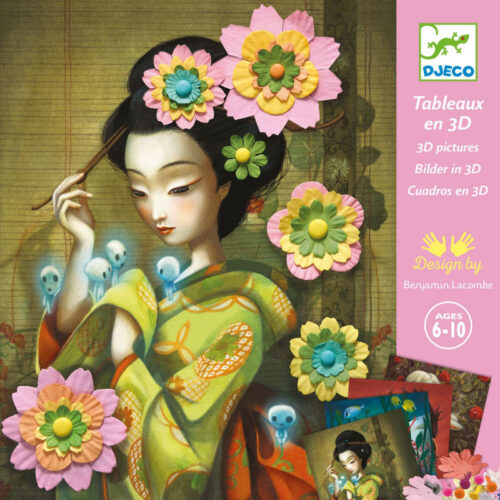 Tableaux 3D Rock'n Roses - DJECO