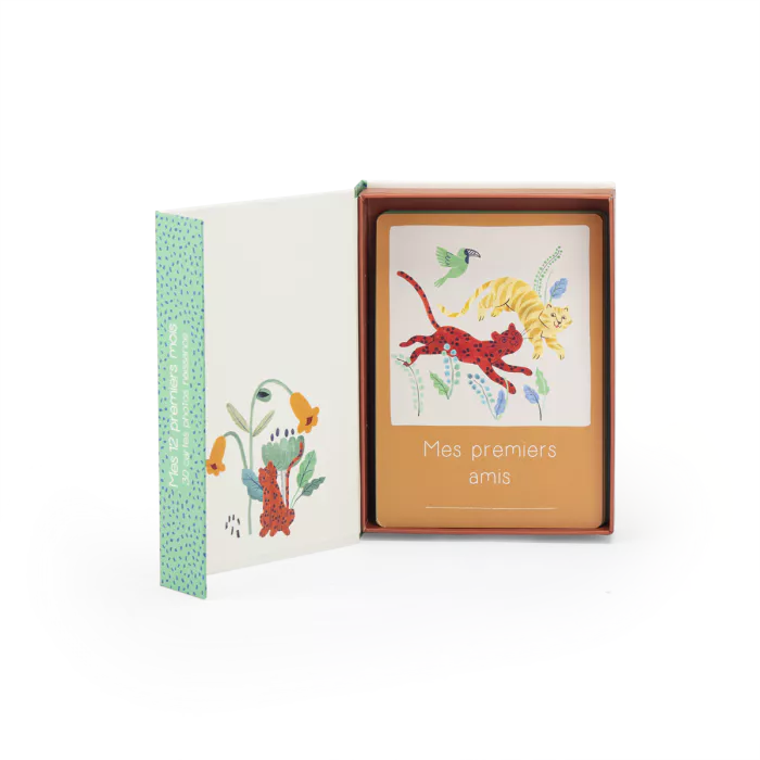 Cartes mes 12 premiers MOIS - La forêt Mawa - MOULIN ROTY