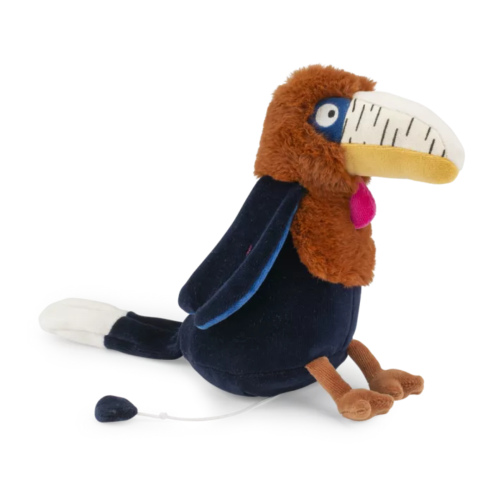 Peluche musicale Calao Litchi - La forêt Mawa - MOULIN ROTY