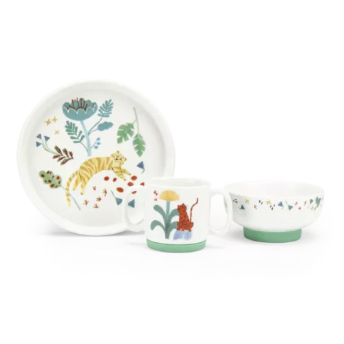 Set vaisselle porcelaine La For&ecirc;t Mawa - MOULIN ROTY
