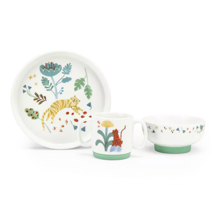 Set vaisselle porcelaine La Forêt Mawa - MOULIN ROTY