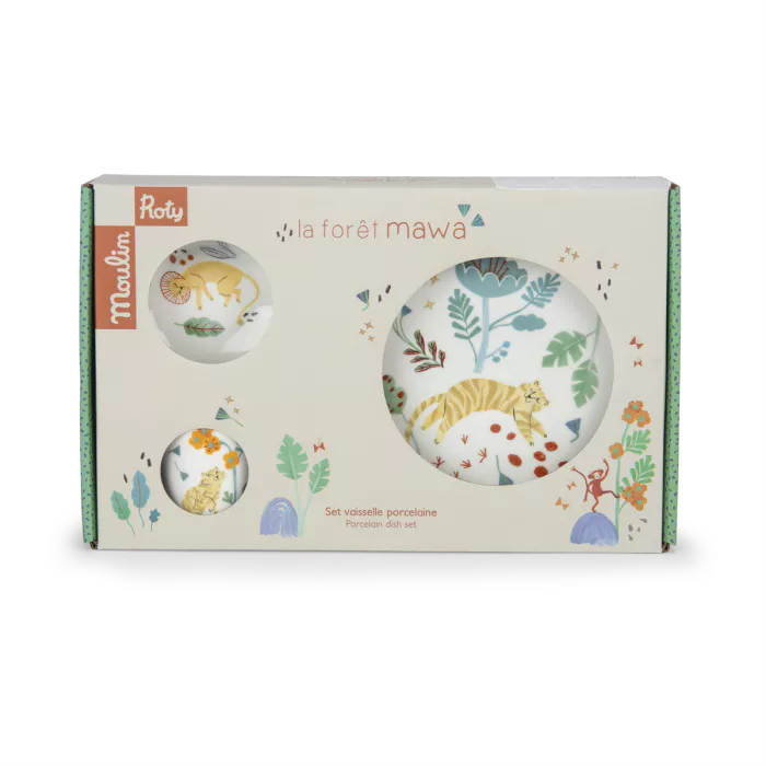 Set vaisselle porcelaine La Forêt Mawa - MOULIN ROTY – Image 2
