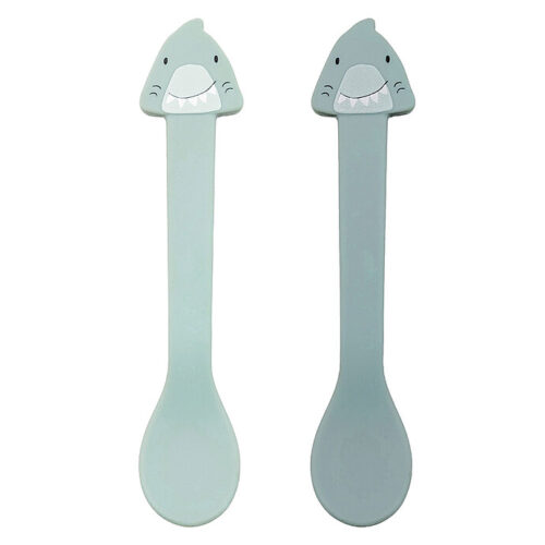 2 cuill&egrave;res en silicone requin - TRIXIE
