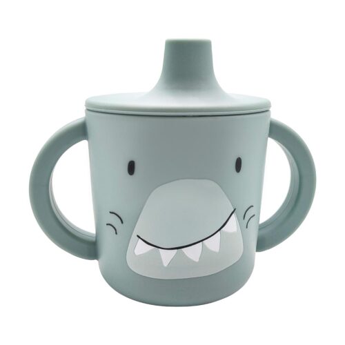 TASSE D'APPRENTISSAGE EN SILICONE MR REQUIN - TRIXIE