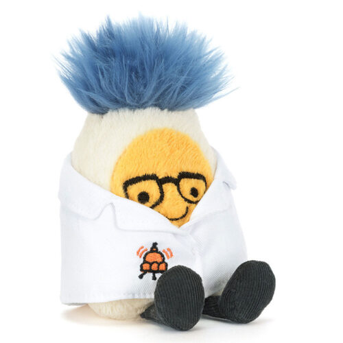 AMUSEABLES BOILED EGG SCIENTIST - JELLYCAT