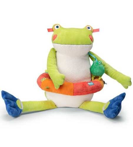 Peluche G&eacute;ante Grenouille La Mare aux Grenouilles