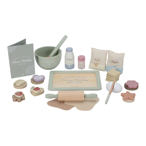 Set de patisserie en bois multicolore