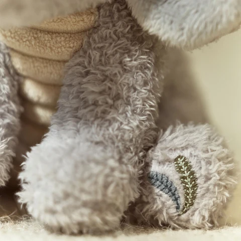 Peluche éléphant doux et câlin Safari – Image 3