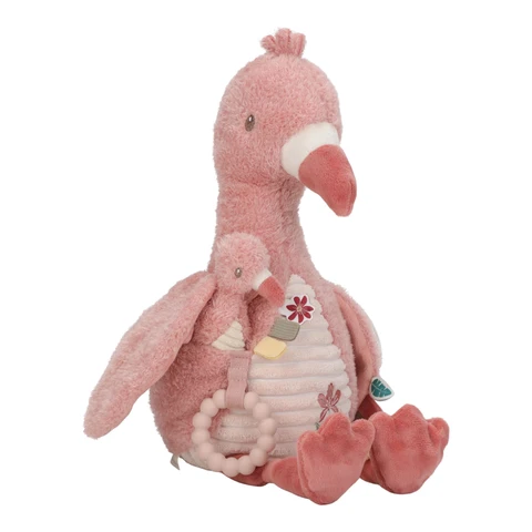 Peluche d'activités flamant rose Safari