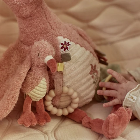 Peluche d'activités flamant rose Safari – Image 4
