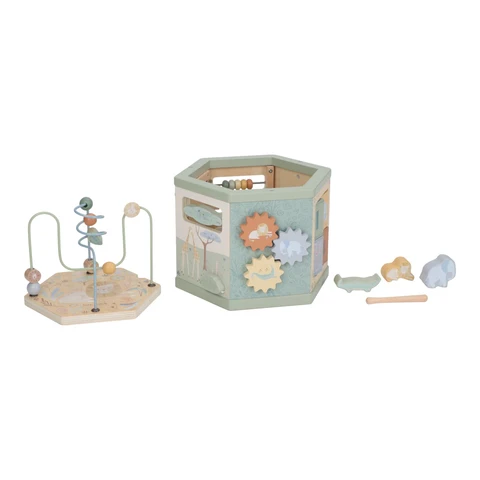 Cube d'activités en bois Safari – Image 6