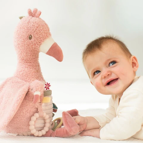 Peluche d'activités flamant rose Safari – Image 2
