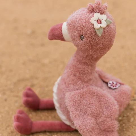 Peluche flamant rose Safari – Image 3