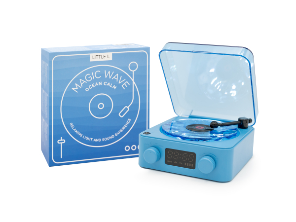 MAGIC WAVE Haut-parleur sensoriel au look rétro bleu – Image 6