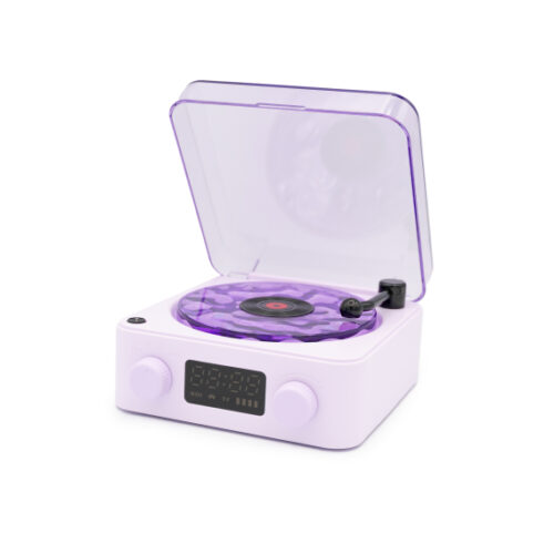 MAGIC WAVE Haut-parleur sensoriel au look rétro violet