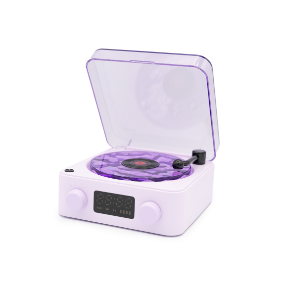 MAGIC WAVE Haut-parleur sensoriel au look rétro violet