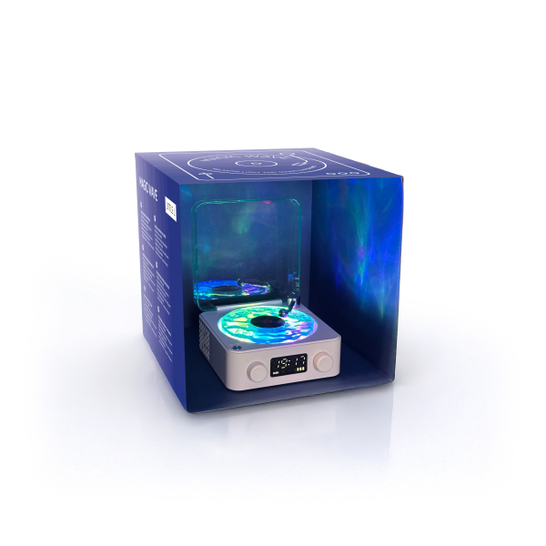 MAGIC WAVE Haut-parleur sensoriel au look rétro vert