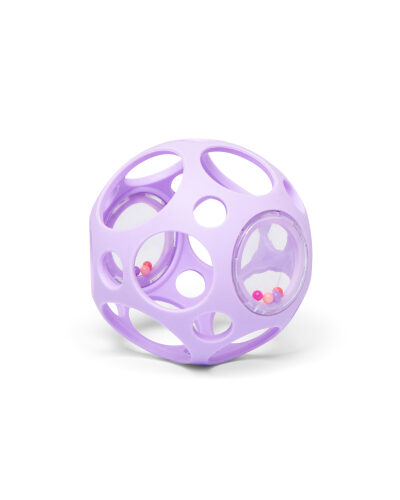 Balle Hochet Sensorielle mauve
