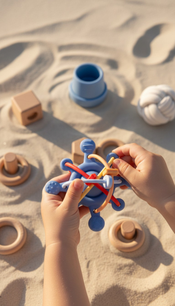 Jeu d'éveil ETOILE SENSORIELLE BLEUE – Image 4