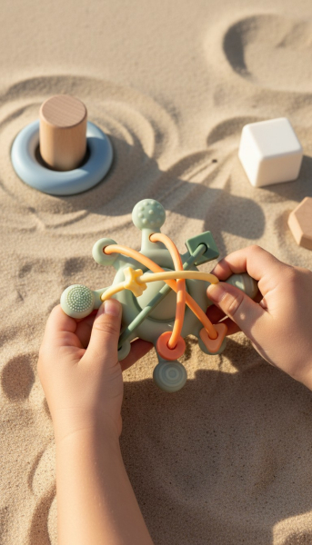 Jeu d'éveil ETOILE SENSORIELLE VERTE – Image 5