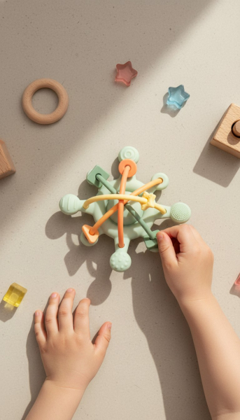 Jeu d'éveil ETOILE SENSORIELLE VERTE – Image 4