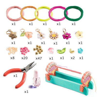 Bracelets macramé roses – Image 3