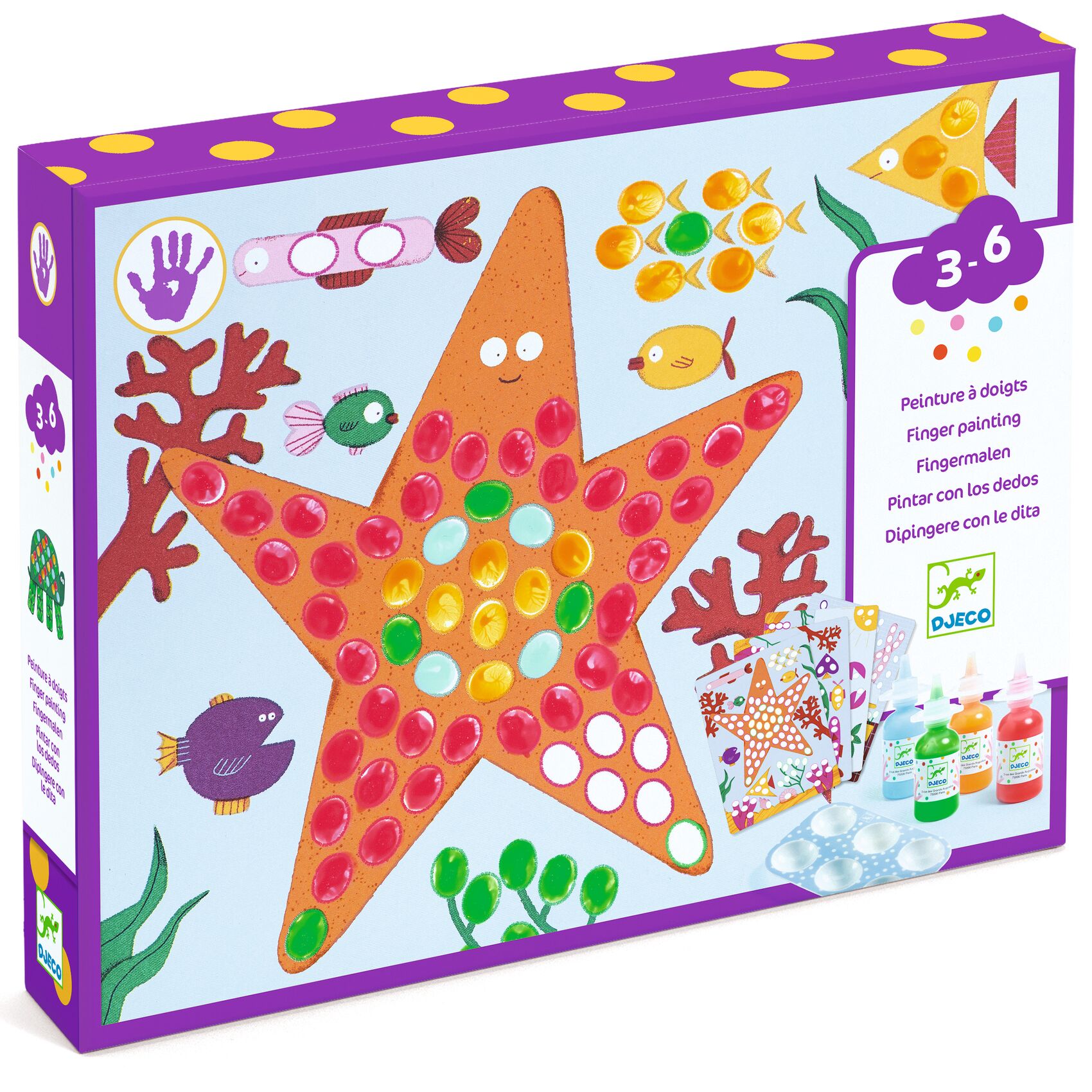 Peindre avec ses doigts Pois et poissons – Image 2