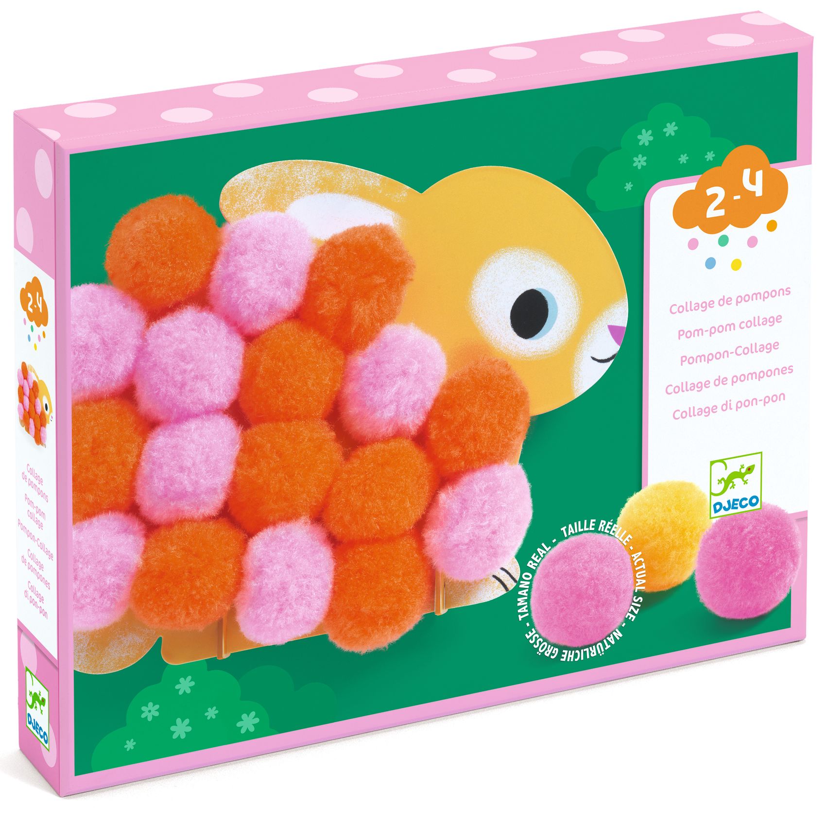 Collage de pompons Animaux et ronds pompons – Image 2