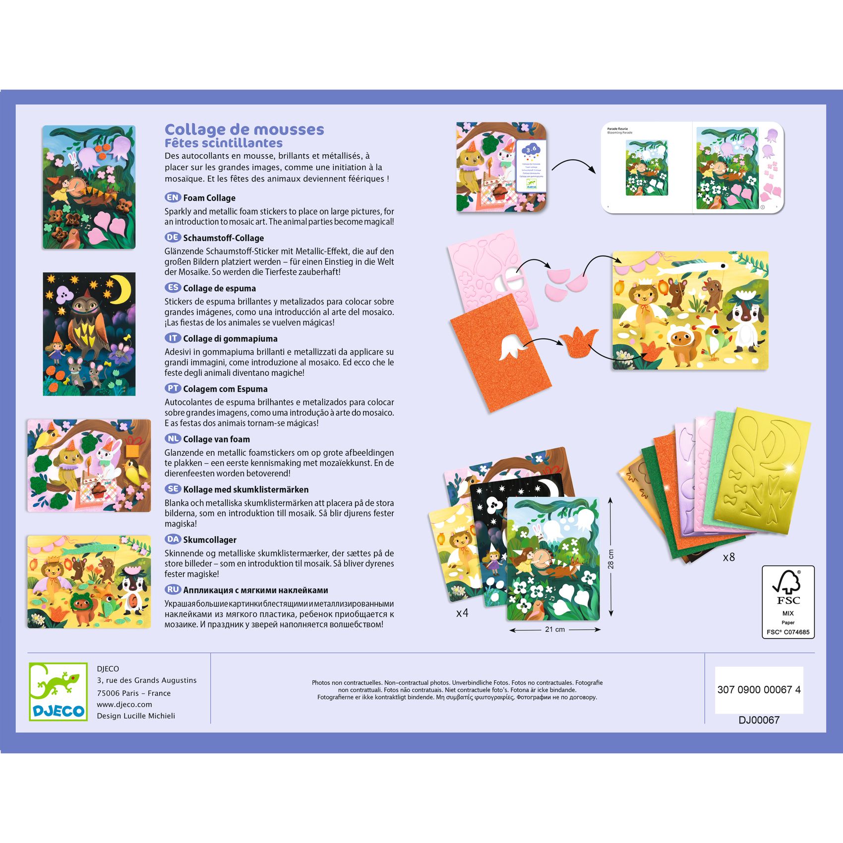 Collage de mousses Fêtes scintillantes – Image 7