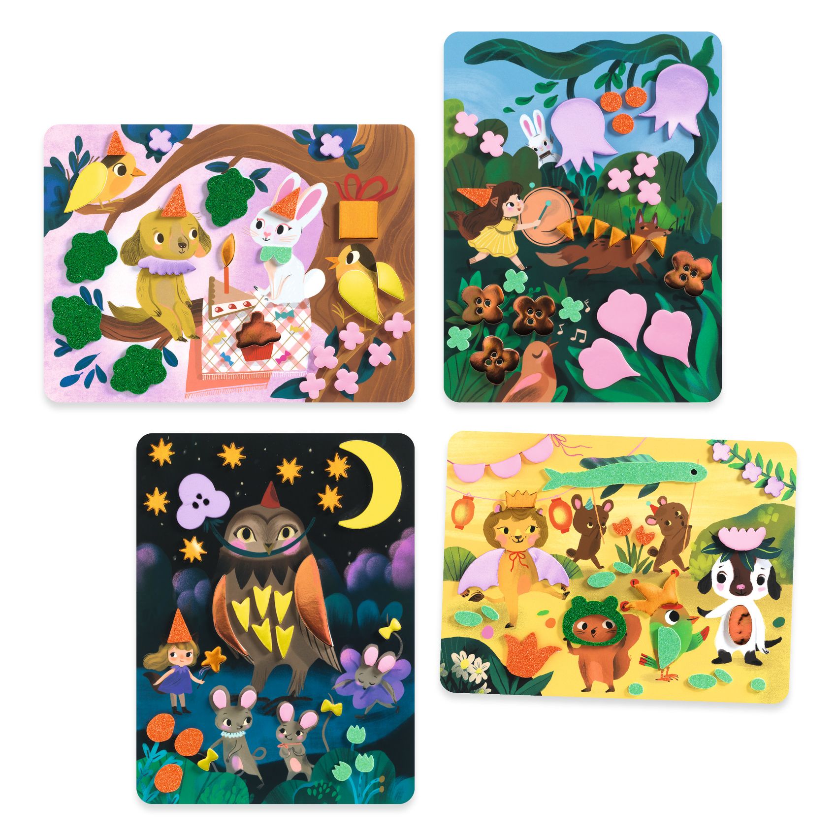 Collage de mousses Fêtes scintillantes – Image 6