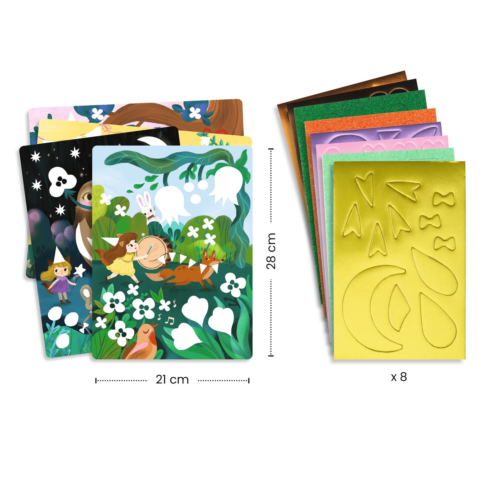 Collage de mousses Fêtes scintillantes – Image 3