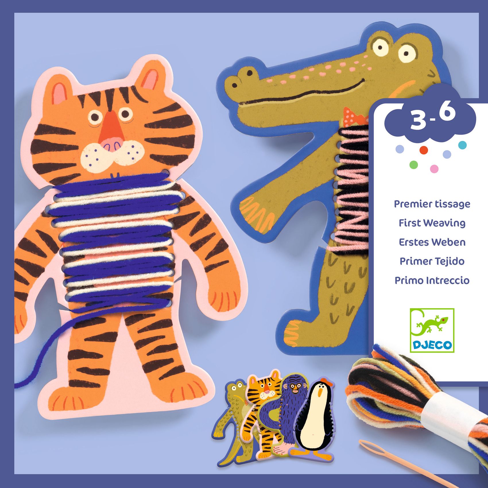 Premier tissage Les pulls des animaux
