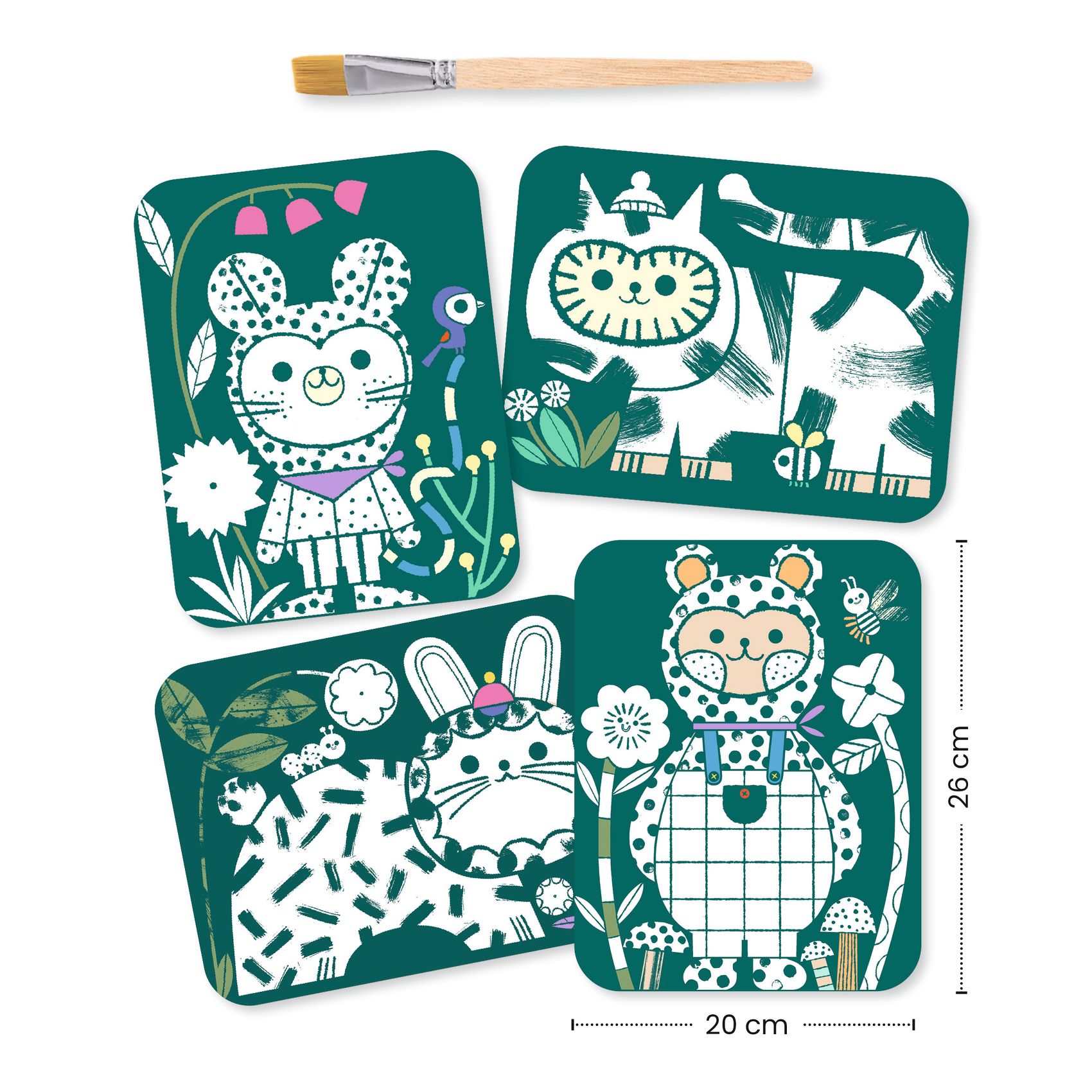 Peinture magique à révéler Animaux déguisés – Image 2
