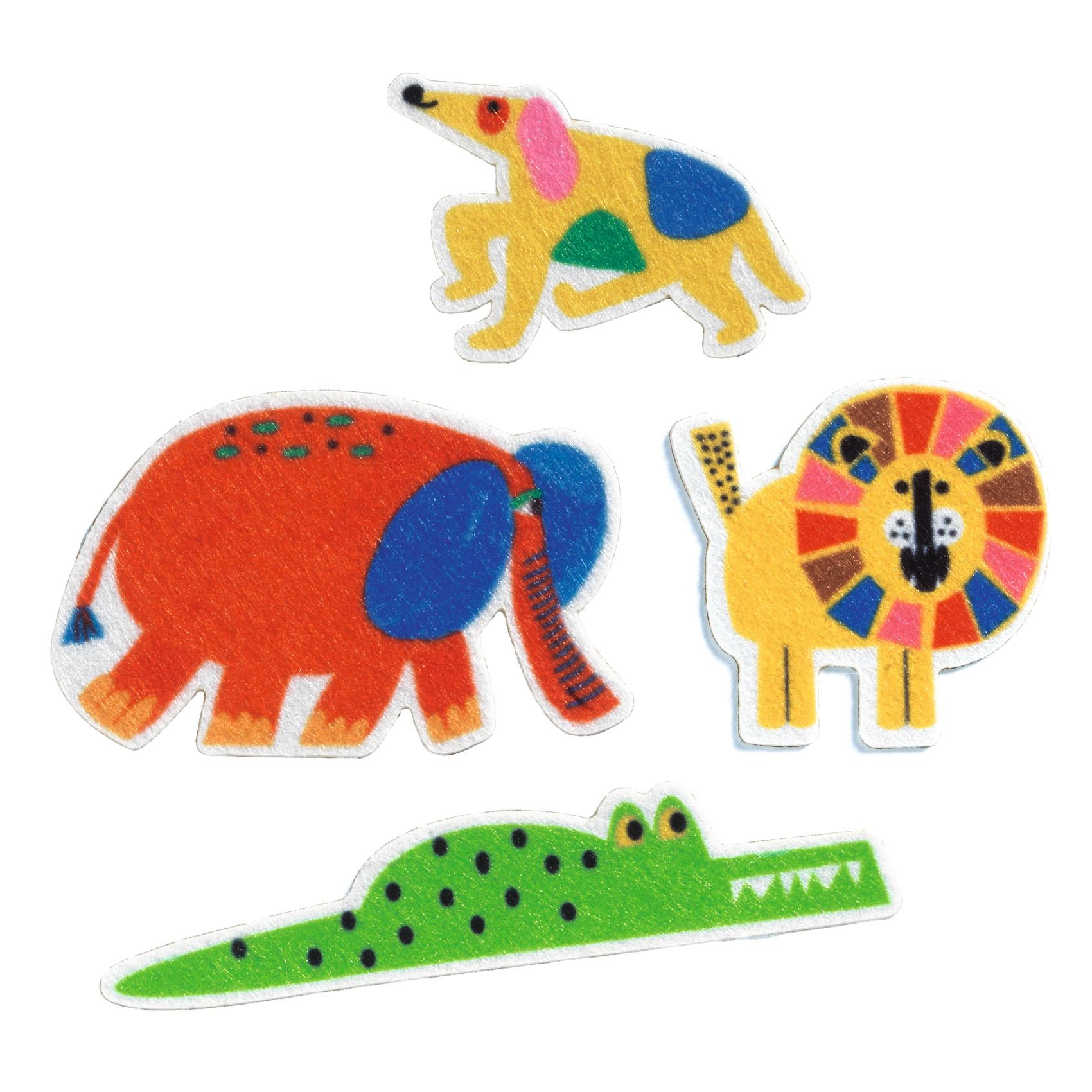 60 gommettes en feutrine Des animaux partout ! – Image 5