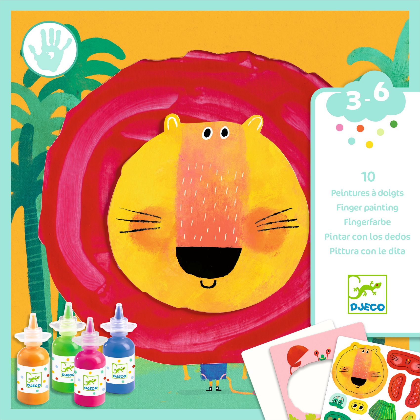 Peinture à doigt Animaux foufous