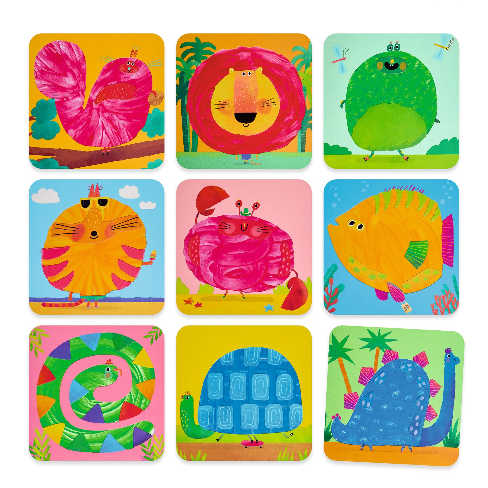 Peinture à doigt Animaux foufous – Image 3